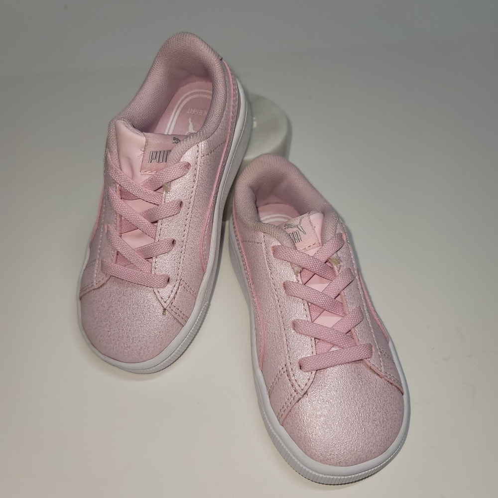 Pink PUMA Shimmer Sneakers Toddler